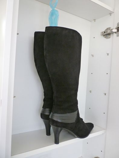 VAN DAL Black Boots Suede Leather Knee High Boots. Uk 6 Eu 39. Immaculate