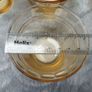 Vintage(70s) Amber Glass Custard Cups or Ramekins Image 4