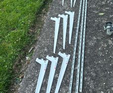 Metal Support Brackets & Rails for shelves