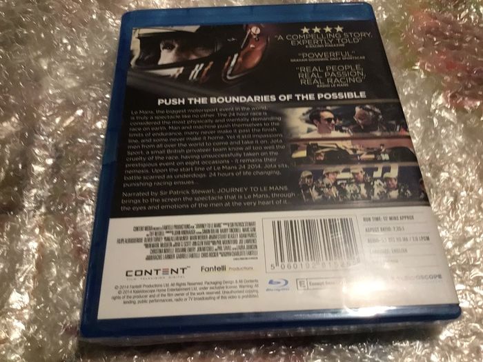Journey To Le Mans Blu Ray New Sealed