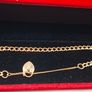 Vintage 9ct yellow  gold  charm bracelet Image 2