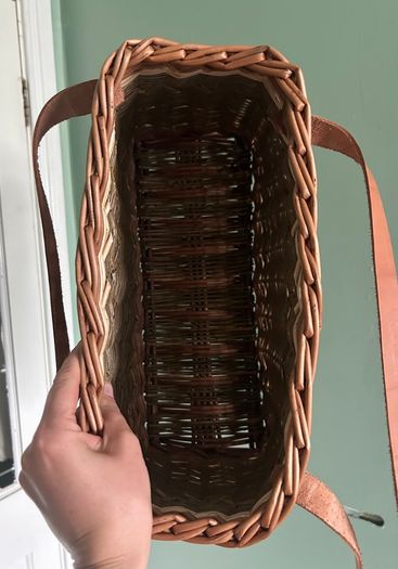 Saille Handmade woven willow 3 colour tote basket