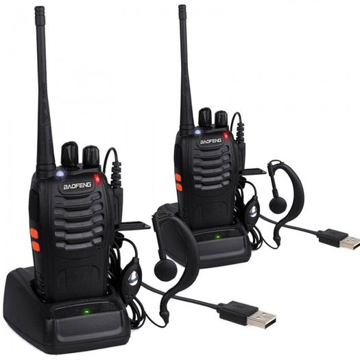 Baofeng BF-888S UHF 400-470MHz Licence-Free Walkie Talkie 2-Way Radio - 2PCS Set - 26144