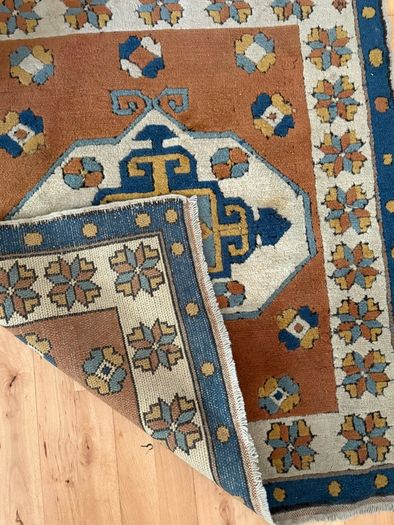 Vintage Turkish Hand Made Wool  Turkish Rug