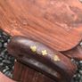 mid century camel stool Image 9