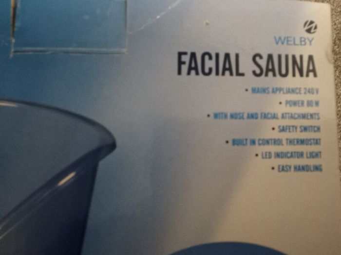 Welby Brand Facial Sauna and Inhaler.
