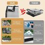 Clear Tarpaulin Waterproof Heavy Duty 2mx3m PVC Transparent Sheet with Reinforced Edges & Eyelets for Camping,Garden,Gazebo & Outdoor Roof Protection Image 4