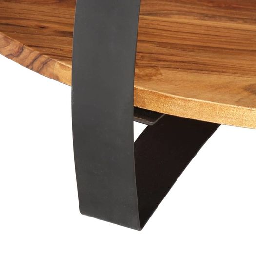 Coffee Table 65x65x32 cm Solid Acacia Wood