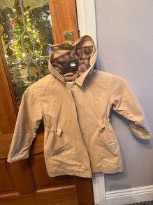 Zara hooded quilted coat 4-5years 110cm