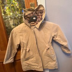 Zara hooded quilted coat 4-5years 110cm