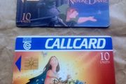Disney Call cards 1990s (postage included)