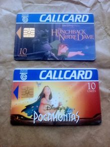 Disney Call cards 1990s (postage included)