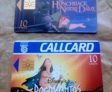 Disney Call cards 1990s (postage included)