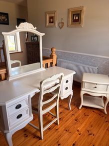 Dressing Table with matching bedside locker and chair