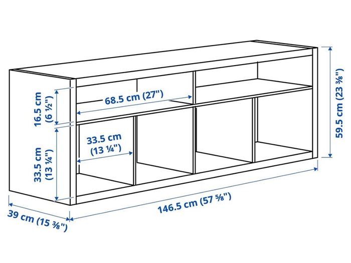 TV Stand ,Black-Brown ,Almost New