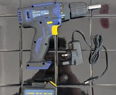 18V Cordless Drill with Battery & Charger