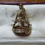 10k Gold Carnelian Set Watch Fob/Pendant Image 5