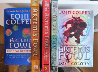 Eoin Colfer Artemis Fowl Collection. Includes Signed Book.