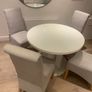 Gorgeous Round table and set of 4 chairs - LIKE NEW!! Image 2