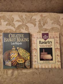 Basket Making. 2 X Books. Creative Basket  Making. By Lois Walpole. Basketry. By Bj Crawford. 2 Large Volume Hardback And Paperback  Both In Very Good Condition.