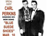 Elvis Presley and Johnny Cash Concert Poster 1957 A3 size Repro..