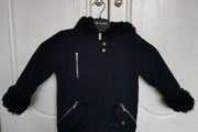 Girl's River Island fur coat Size 2-3 yrs