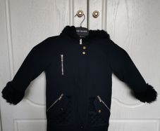 Girl's River Island fur coat Size 2-3 yrs