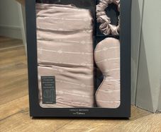 Pink satin pyjamas