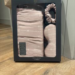 Pink satin pyjamas