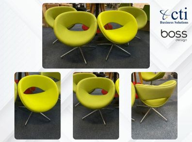 4 x "Boss Design" Reception Tub Chairs - Grade A