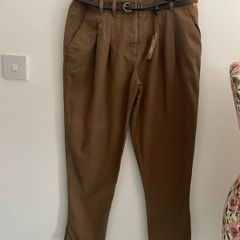 trousers Bnwt River island size 12 camel brown chinos