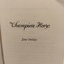 Champion Horse by Jane Smiley Image 4