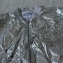 Women's silver Victoria secret bomber jacket S Image 4