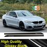 Side Skirt Stickers Gloss black  For BMW E90 E91 E92, F30, F3, F34, F36, F80, F20, F21 1, 3 Series M Performance Image 3