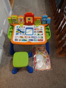 v tech touch and learn Activity desk