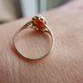 Vintage 9c Yellow Gold 375 Framed Cameo Ring 1,1g Image 5