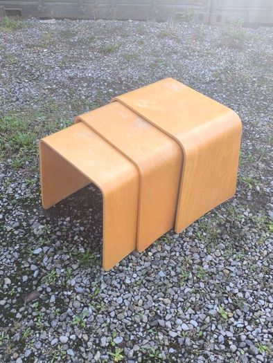 Vintage 90s IKEA "Benjamin" Nesting Stools (Set of 3)