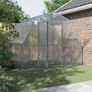 Bird Cage with Door Silver Galvanised Steel Image 5