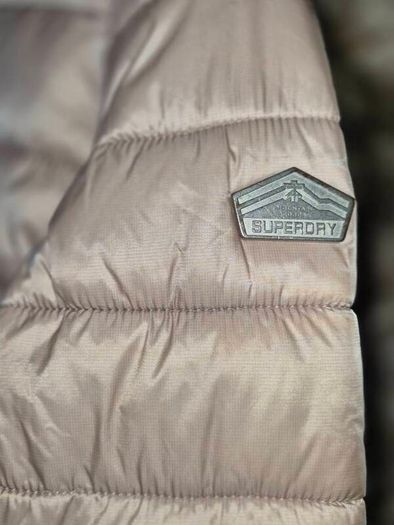 Superdry Fuji Luxe Double Zip Hooded Puffer Jacket  XS, AV