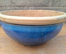 Large ceramic glazed flower pot 47x20cm perfect condition