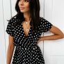 Summer Polka Dot Dress Size Uk 12 Image 4