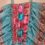 Stunning blue asymmetric halter neck midi/maxi Redherring dress size UK14 EU42 Perfect condition Postage included Image 2