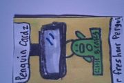 Air freshner penguin No:32 series 2 penguin cardz. MADE OF PAPER not cardstock