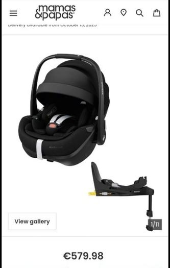 Maxi Cosi 360 pebble pro 2 and Familyfix 360 pro base