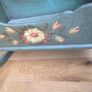 Vintage/Antique Wood Rocking Doll Cradle Image 8