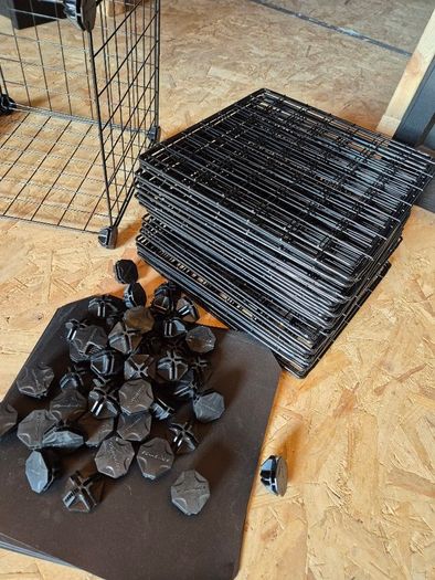 2 x Cube Storage Unit, 12 Cube Wire Storage Shelves