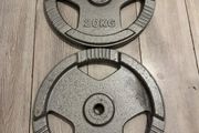 2 x 20KG Weight Plates - Standard Size