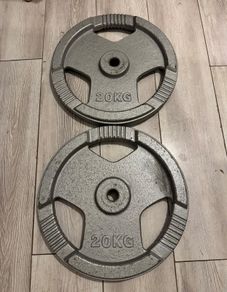 2 x 20KG Weight Plates - Standard Size