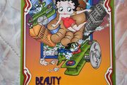 Vintage 2001 betty boop beauty and the beast metal sign 43x30 In excellent condition
