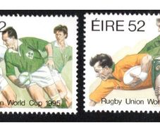 1995 Ireland World Cup Rugby Championship in South Africa Commemorative Stamps Mint Never Hinged (MNH)